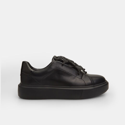 Sneakers de mujer con con aplicaciones de joya , Negro Sneakers de mujer con con aplicaciones de joya , Negro